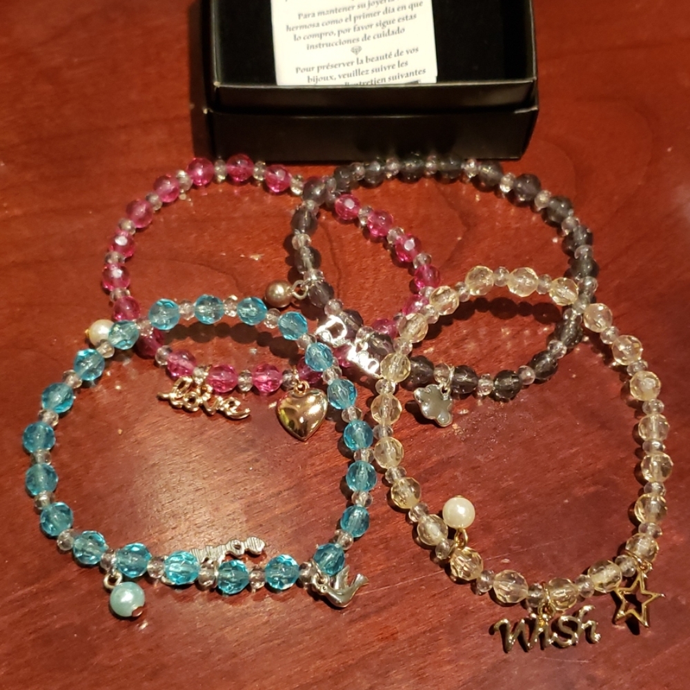 Costume jewelry bracelets